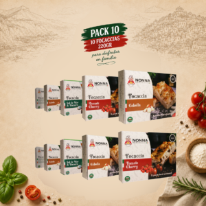 Home 10 focaccias 200g