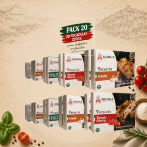 Home 20 focaccias 200g