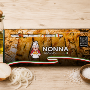 🧅 focaccia de cebolla, aceite oliva, sal de mar