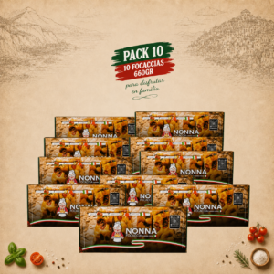 Home pack 10 focaccias ( 660gr aprox )