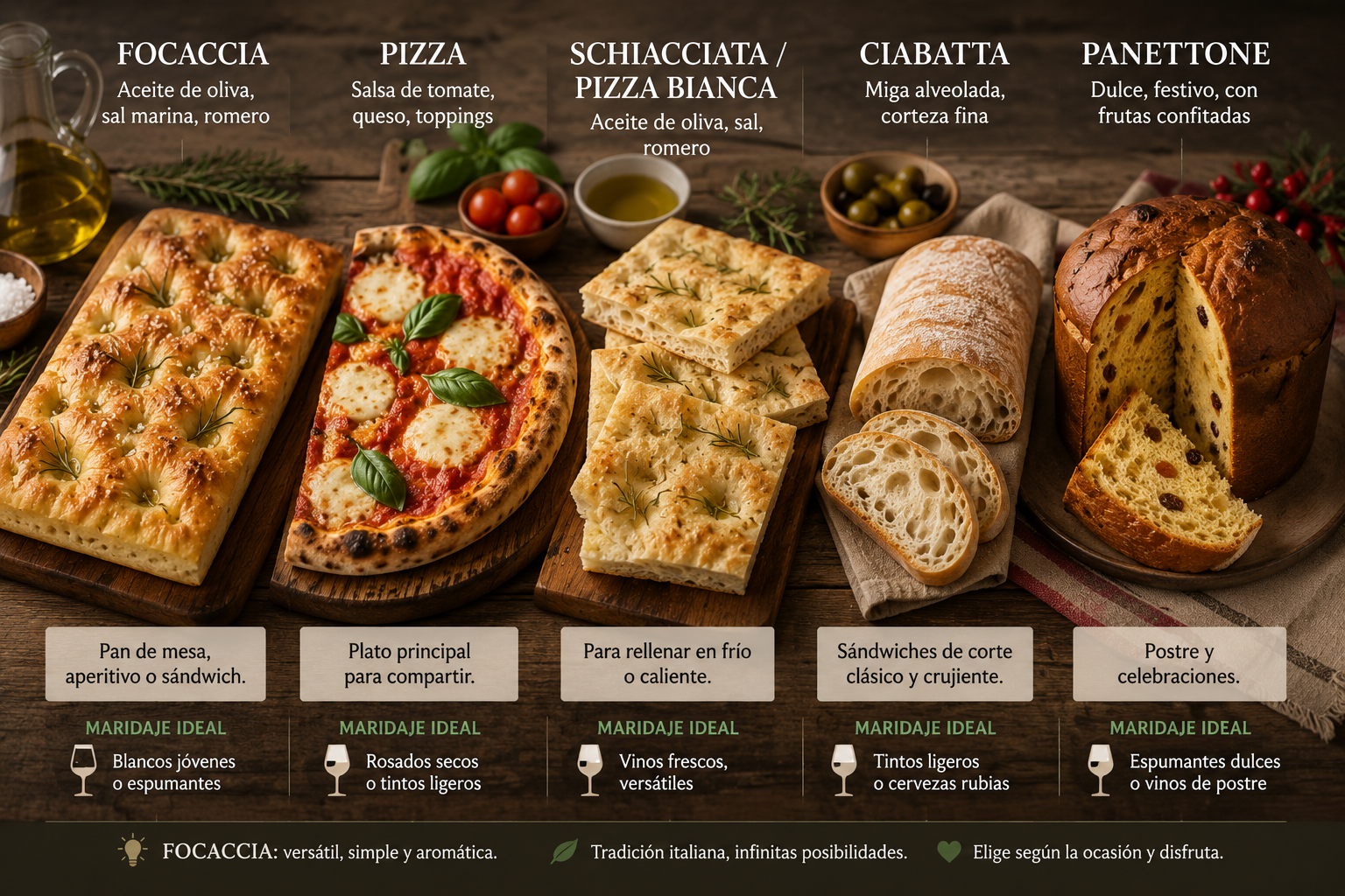 foccacia y otros